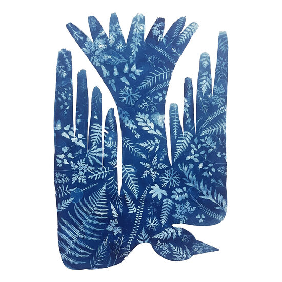Oiseau des profondeurs 50x70cm